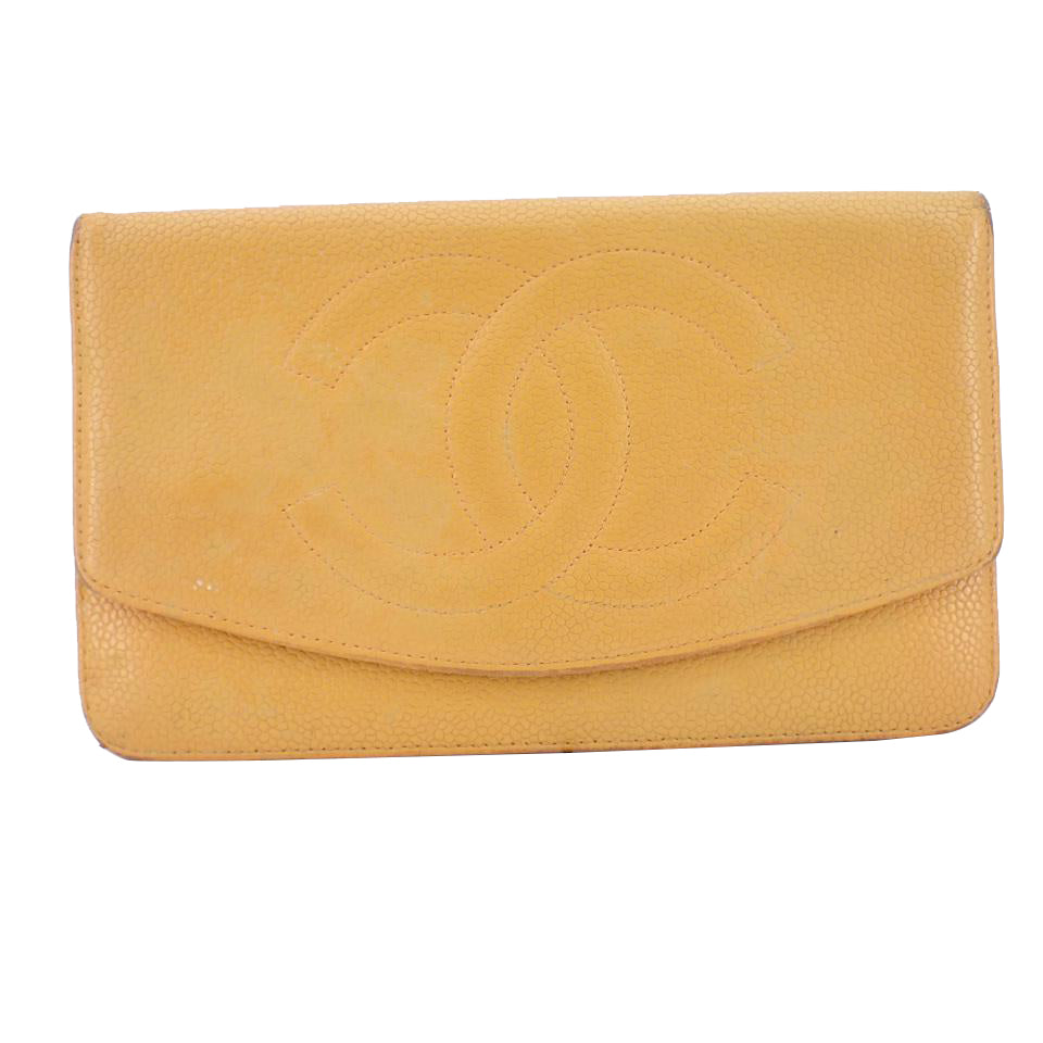 Yellow Caviar Long Wallet