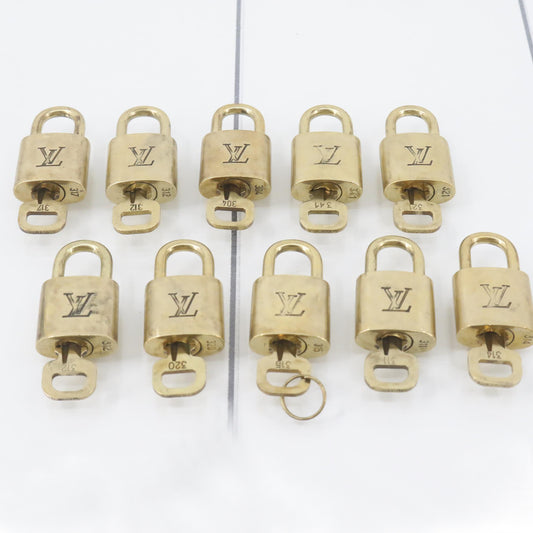 Set of 10 Padlocks