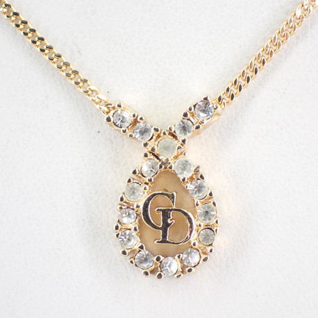 Gold Rhinestone Necklace