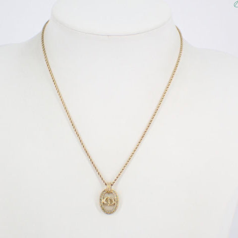 Gold Rhinestone Necklace