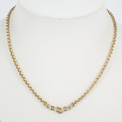 Gold Rhinestone Necklace