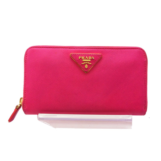 Red Saffiano Zippy Wallet