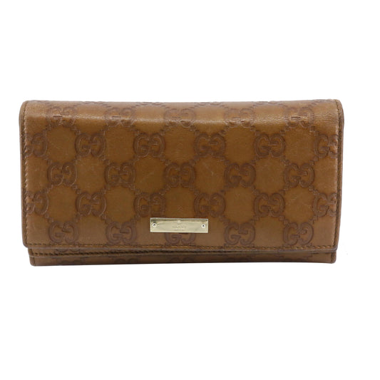 Brown Sima Long Wallet