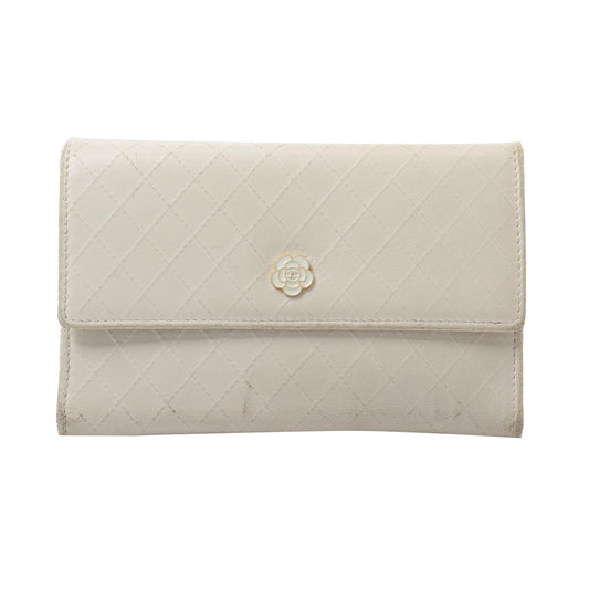 White Camellia Wallet