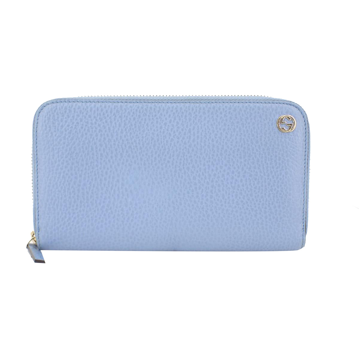 Blue Zippy Long Wallet