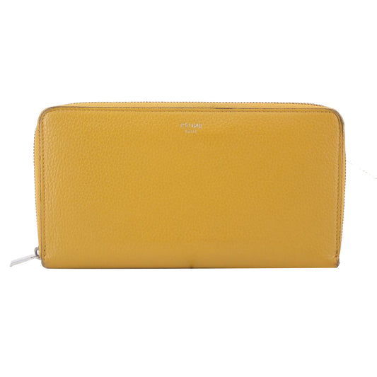 Yellow Zippy Long Wallet