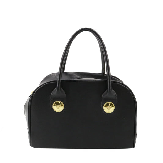 Black Leather Handbag