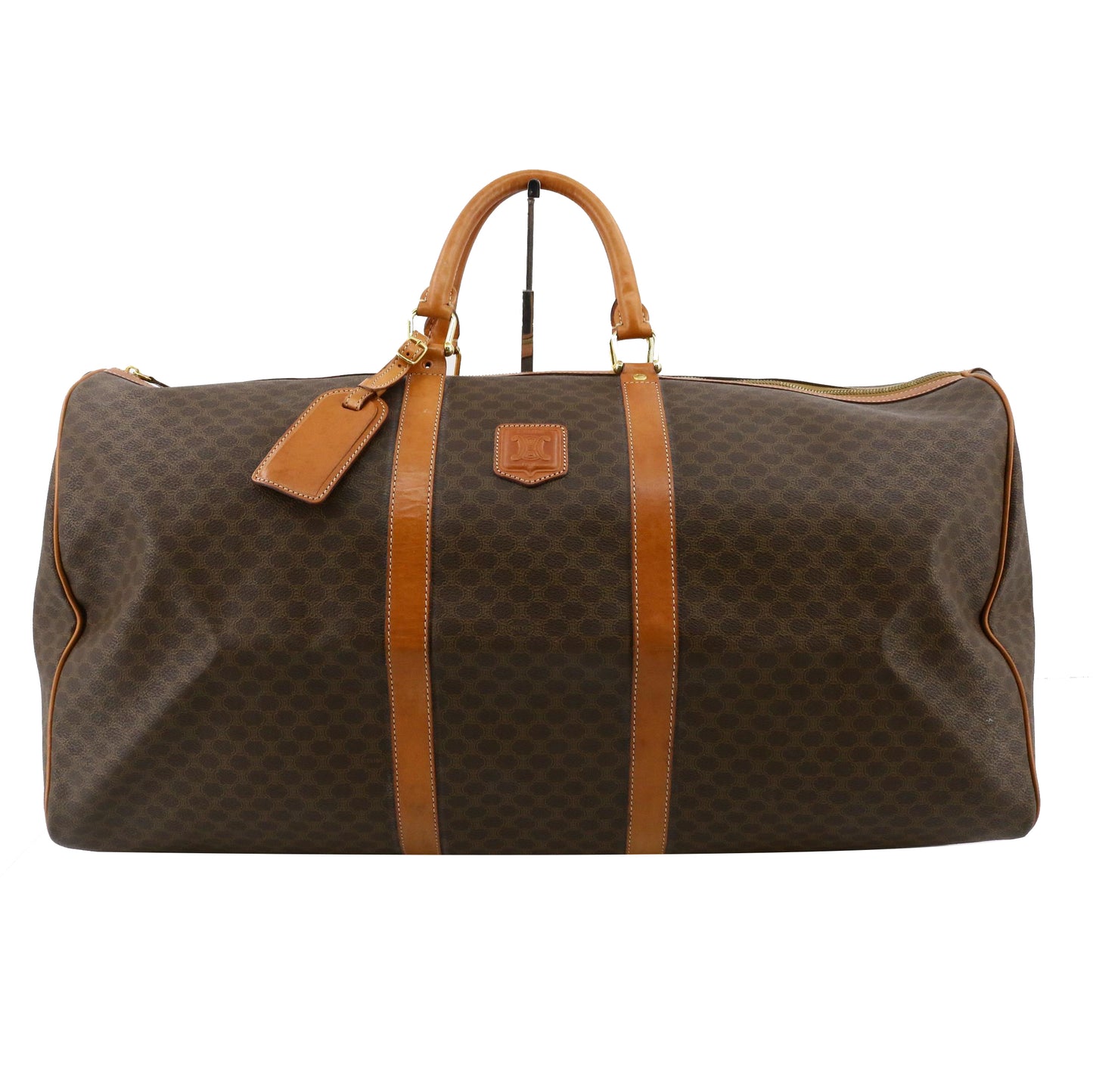 Brown Macadam Boston Bag