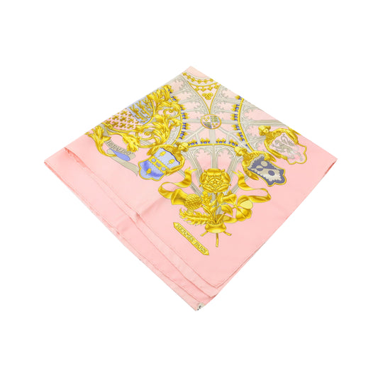 Pink Silk Scarf