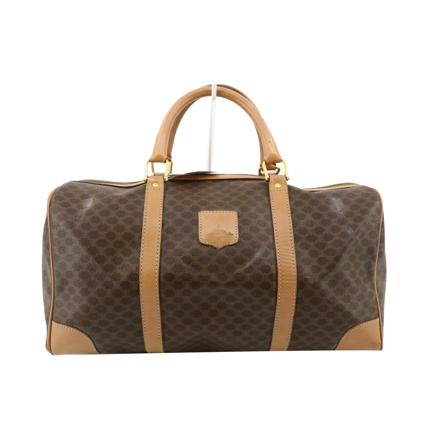 Brown Macadam Boston Bag