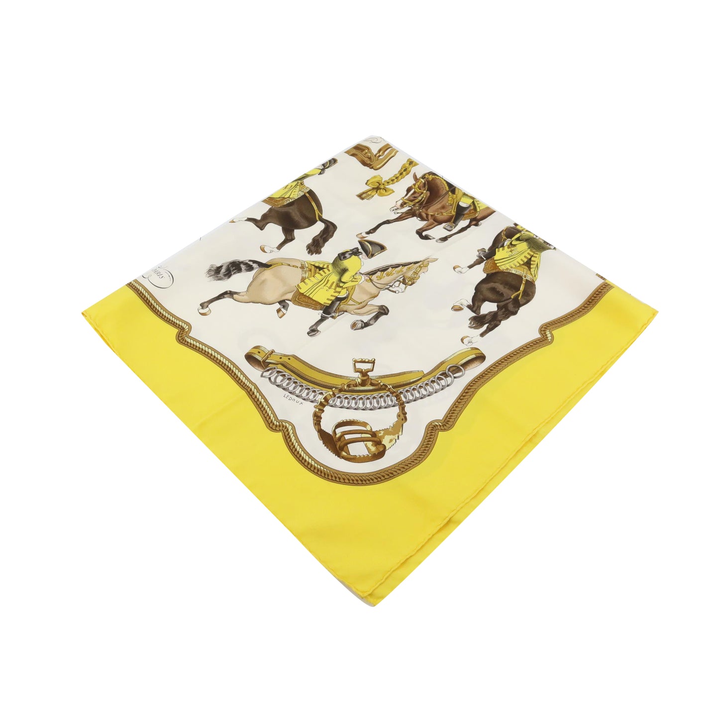 Yellow Silk Scarf