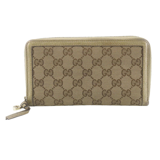 Brown GG Canvas Long Wallet