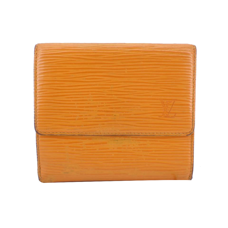 Epi Yellow Tri-fold Wallet