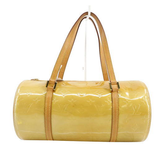 Vernis Yellow Bedford Handbag