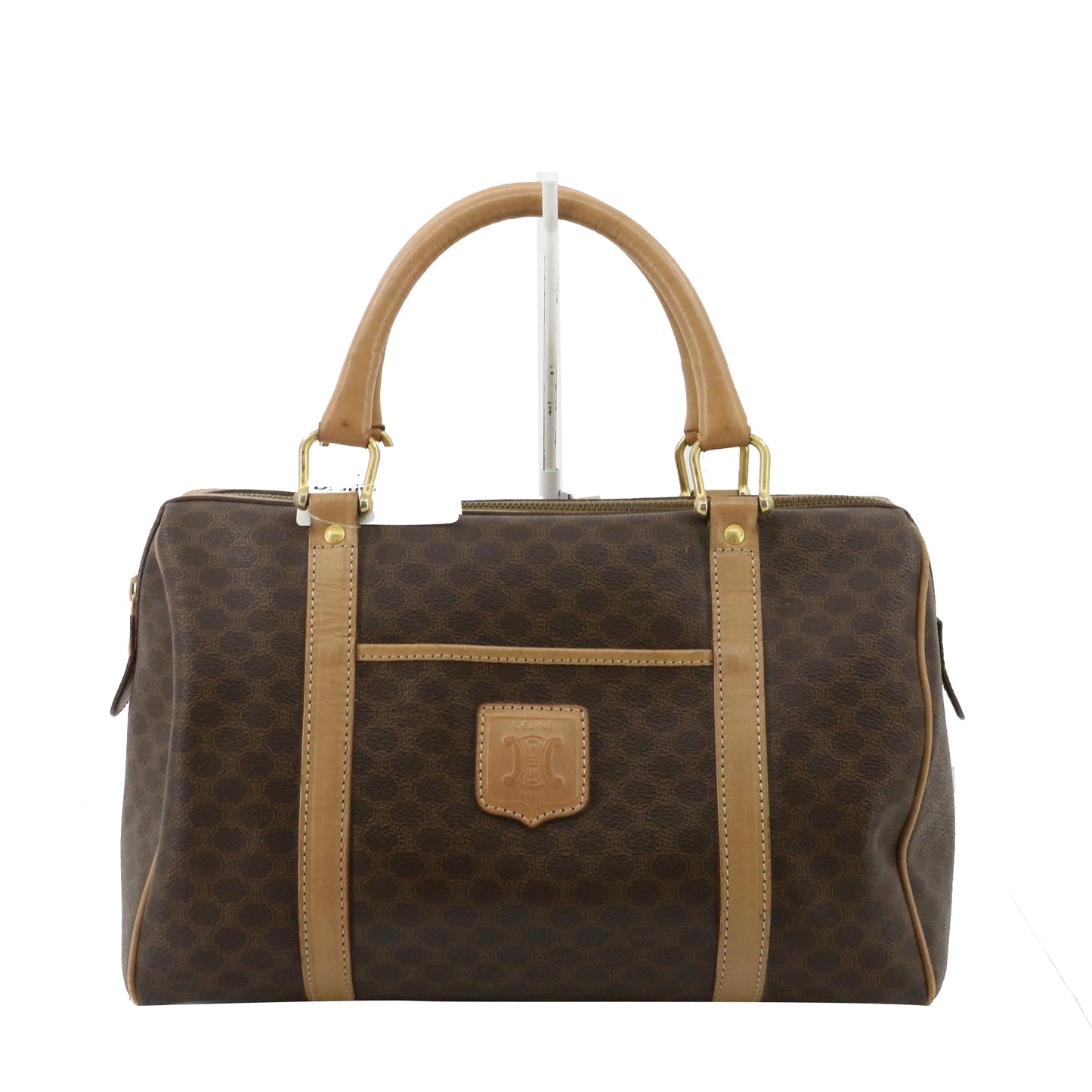 Brown Macadam Boston Bag