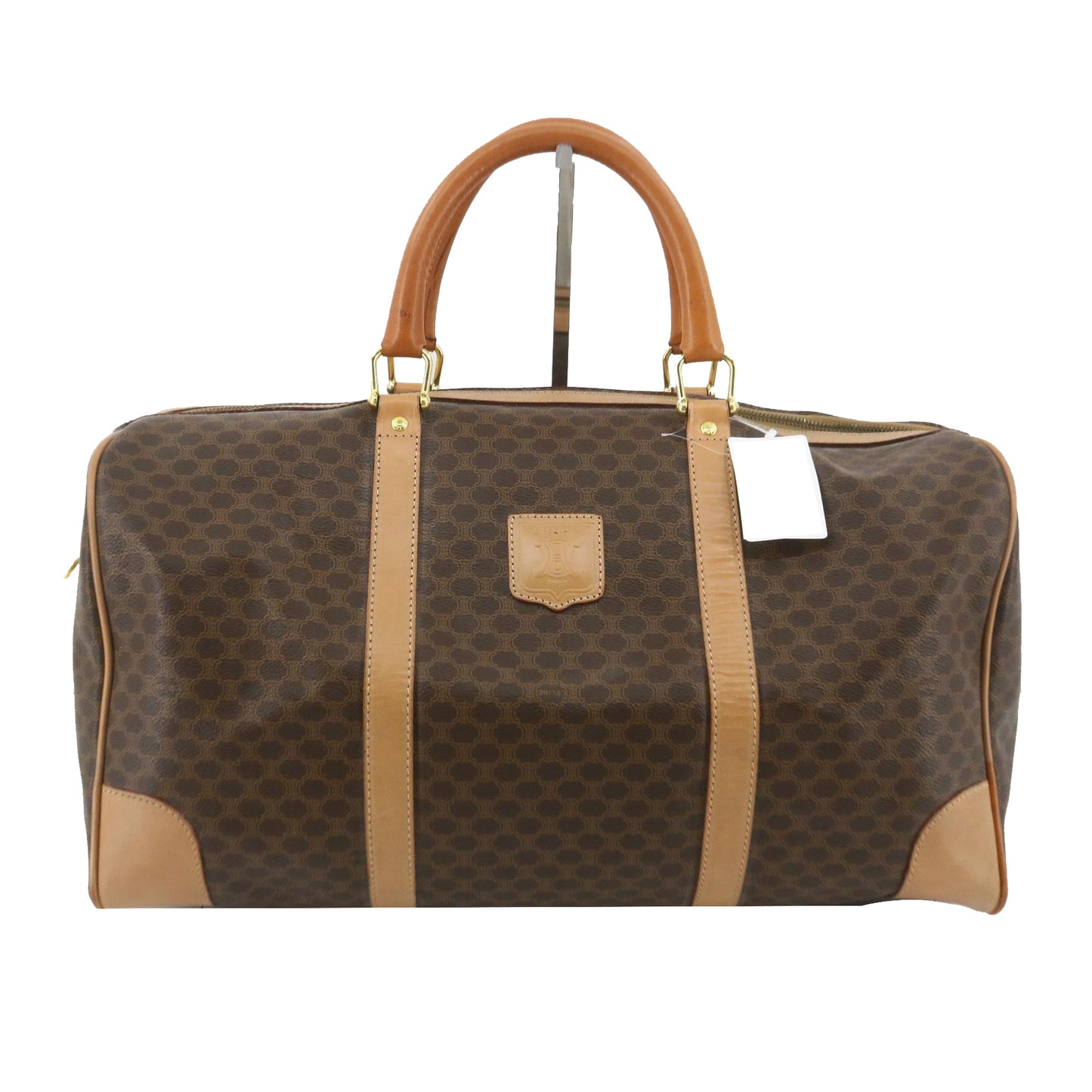 Brown Macadam Boston Bag