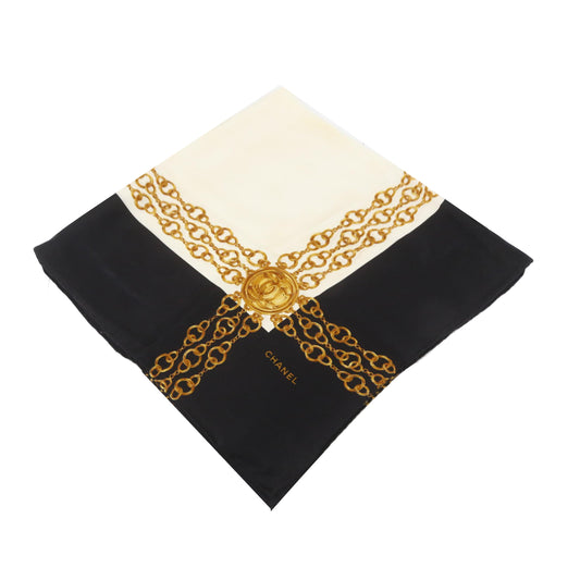 Black Silk Scarf