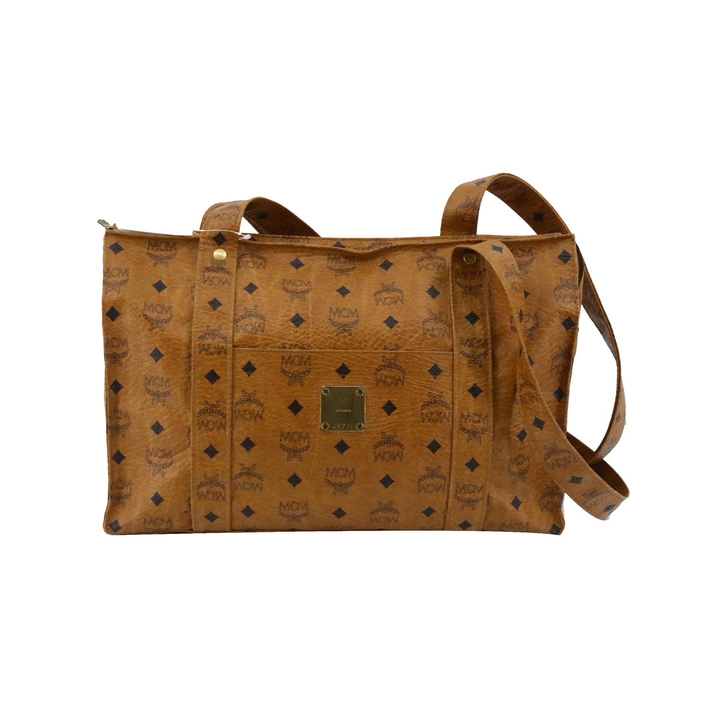 Brown Visetos Tote Bag