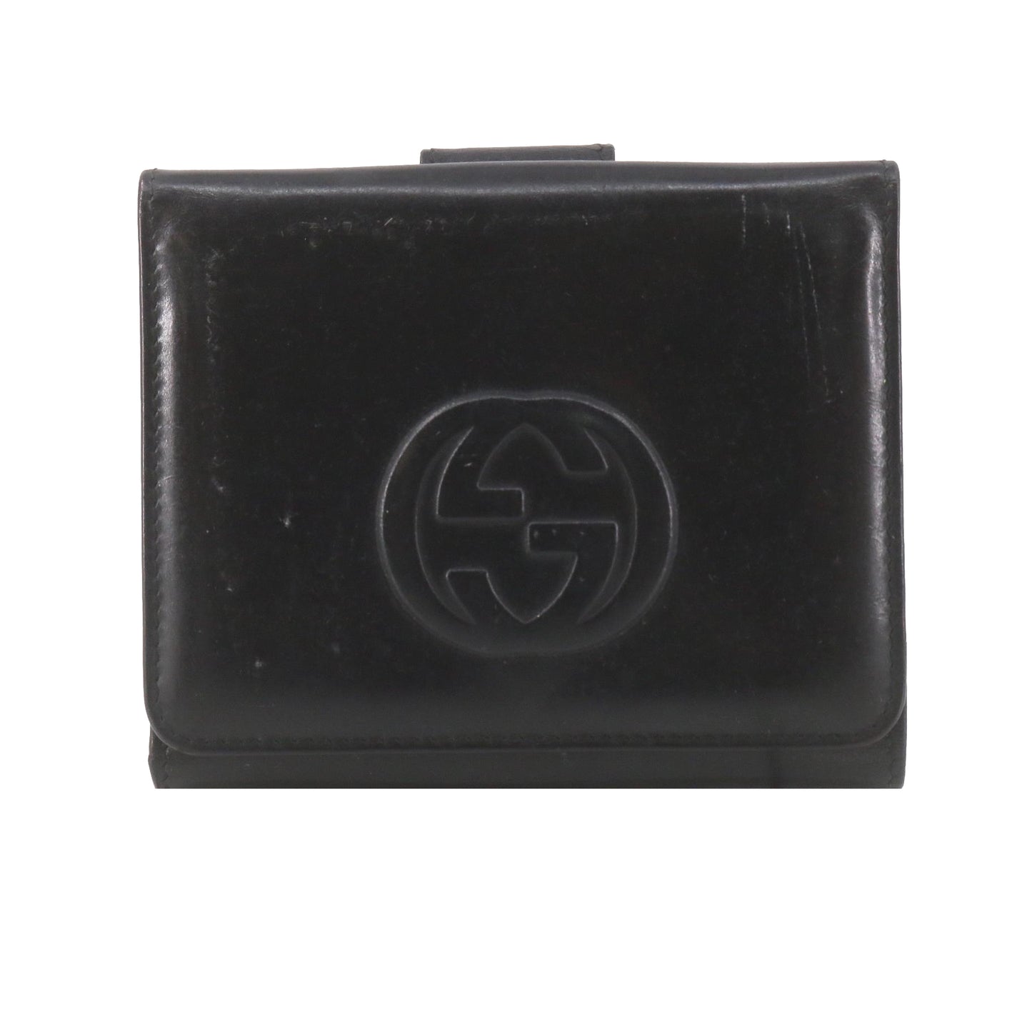 Black Double Short Wallet