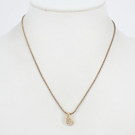 Gold Rhinestone Necklace