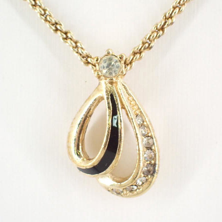 Gold Rhinestone Necklace