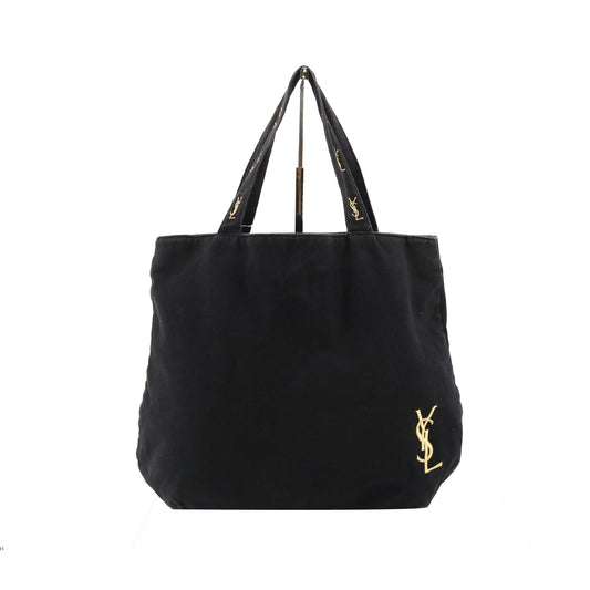 Black Canvas Tote Bag