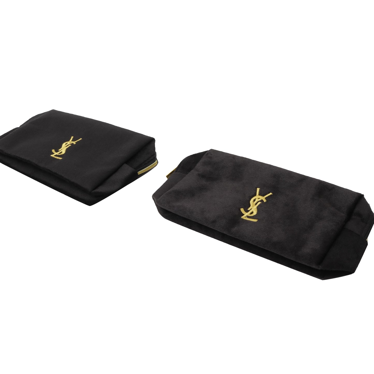 Black Set of 2 Cosmetic Pouch