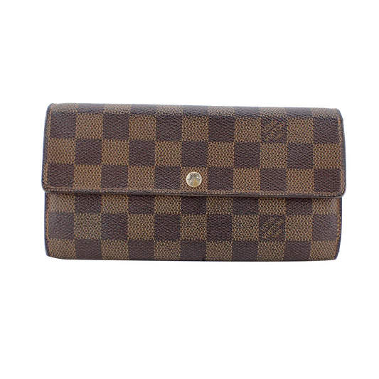 Damier Ebene Sarah Wallet