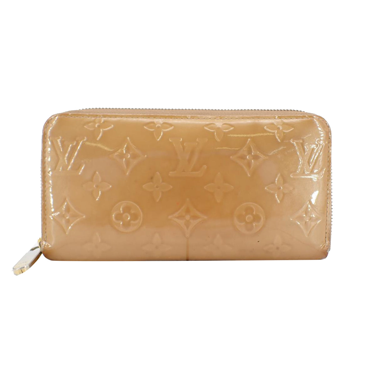 Vernis Beige Zippy Wallet