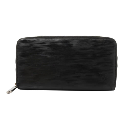 Epi Black Zippy Wallet