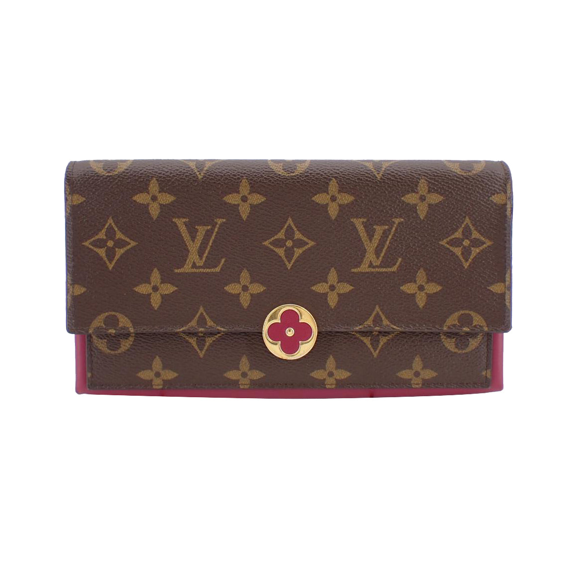 Monogram Fuchsia Flor Wallet