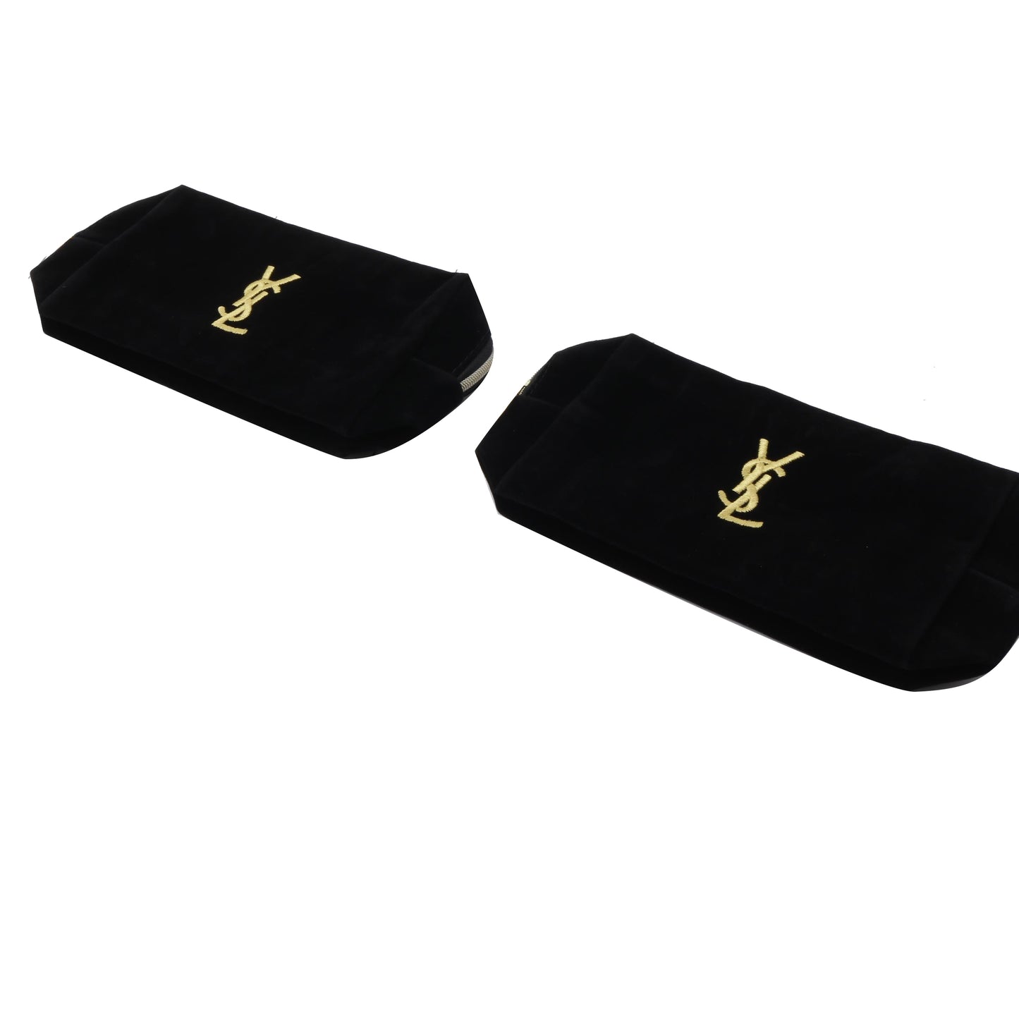 Black Set of 2 Beauty Pouch