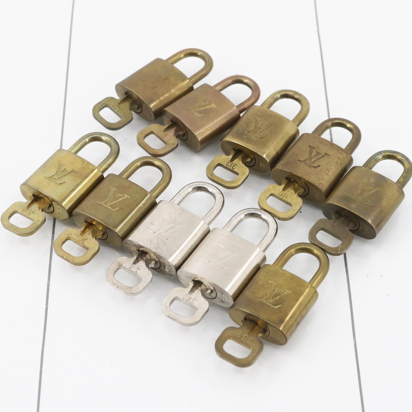 Set of 10 Padlocks