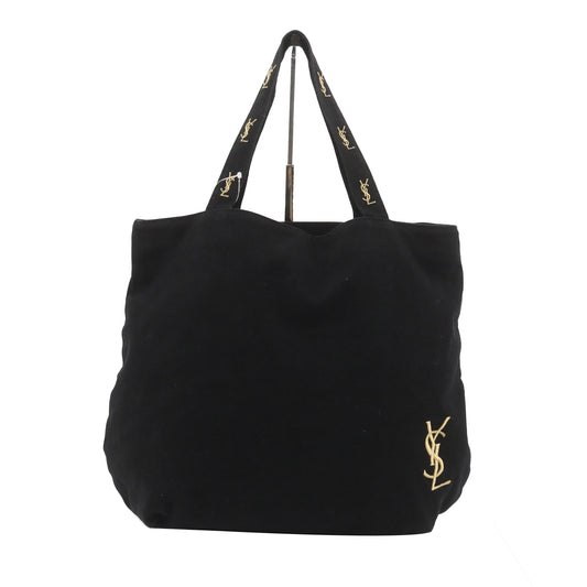 Black Canvas Tote Bag