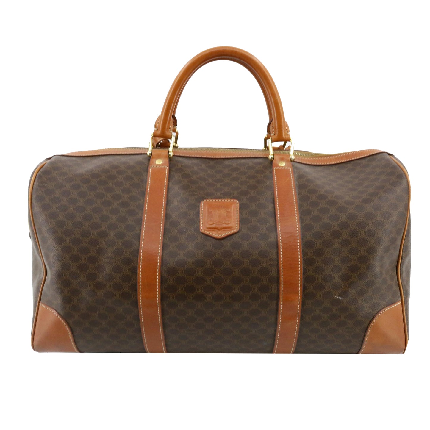 Brown Macadam Boston Bag