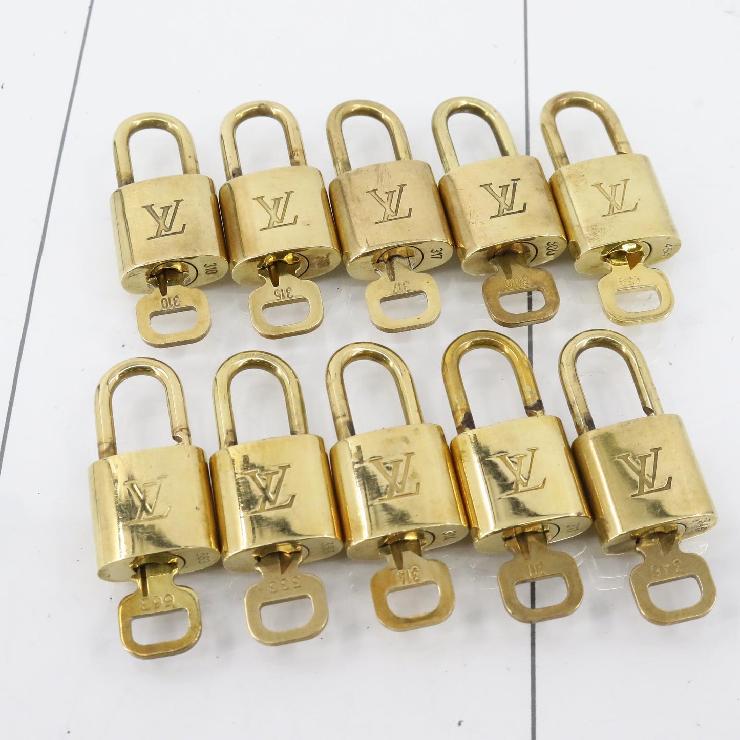 Set of 10 Padlocks