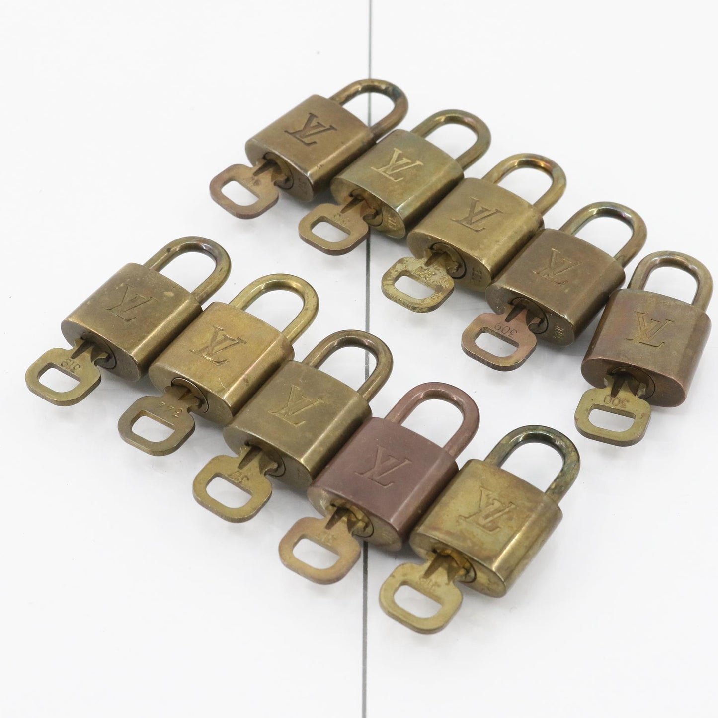 Set of 10 Padlocks