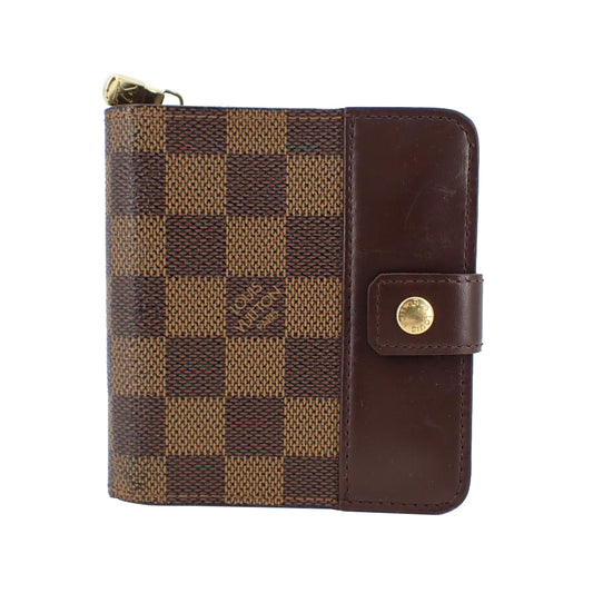 Damier Ebene Compact Wallet