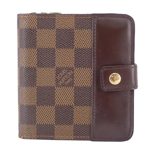 Damier Ebene Compact Zippy Wallet