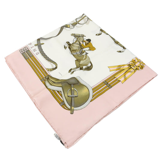 Pink Silk Scarf