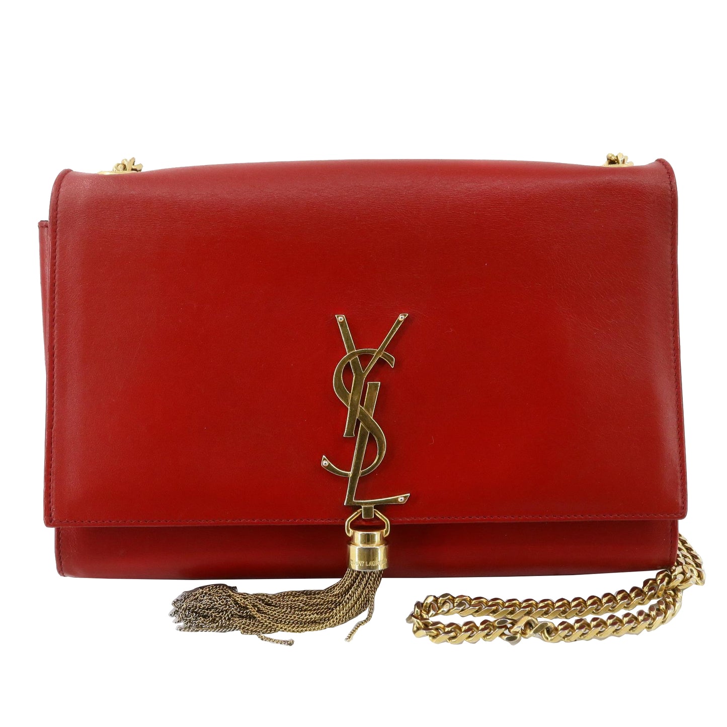 Red Shoulder bag w/ Chain