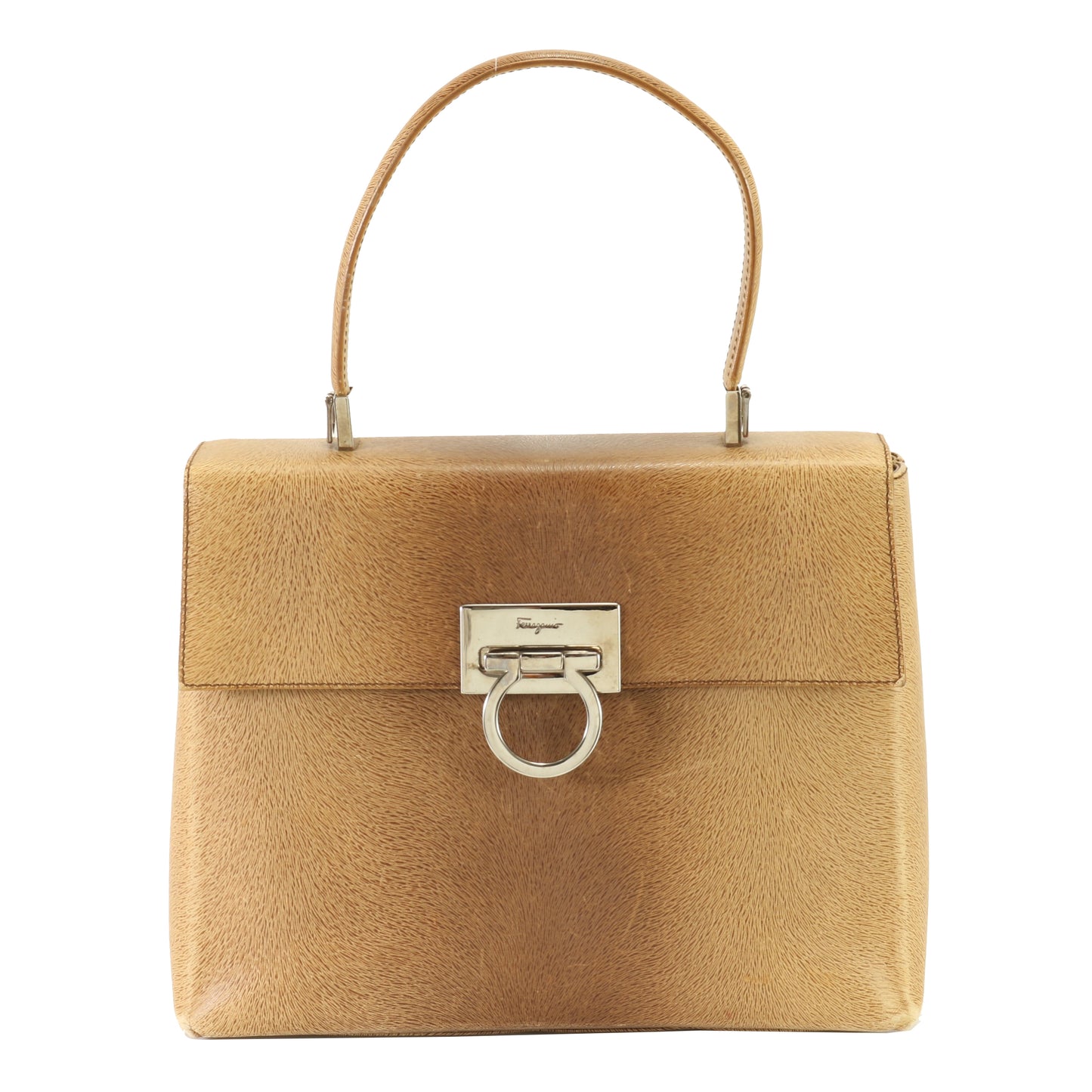 Gold Gancini Handbag