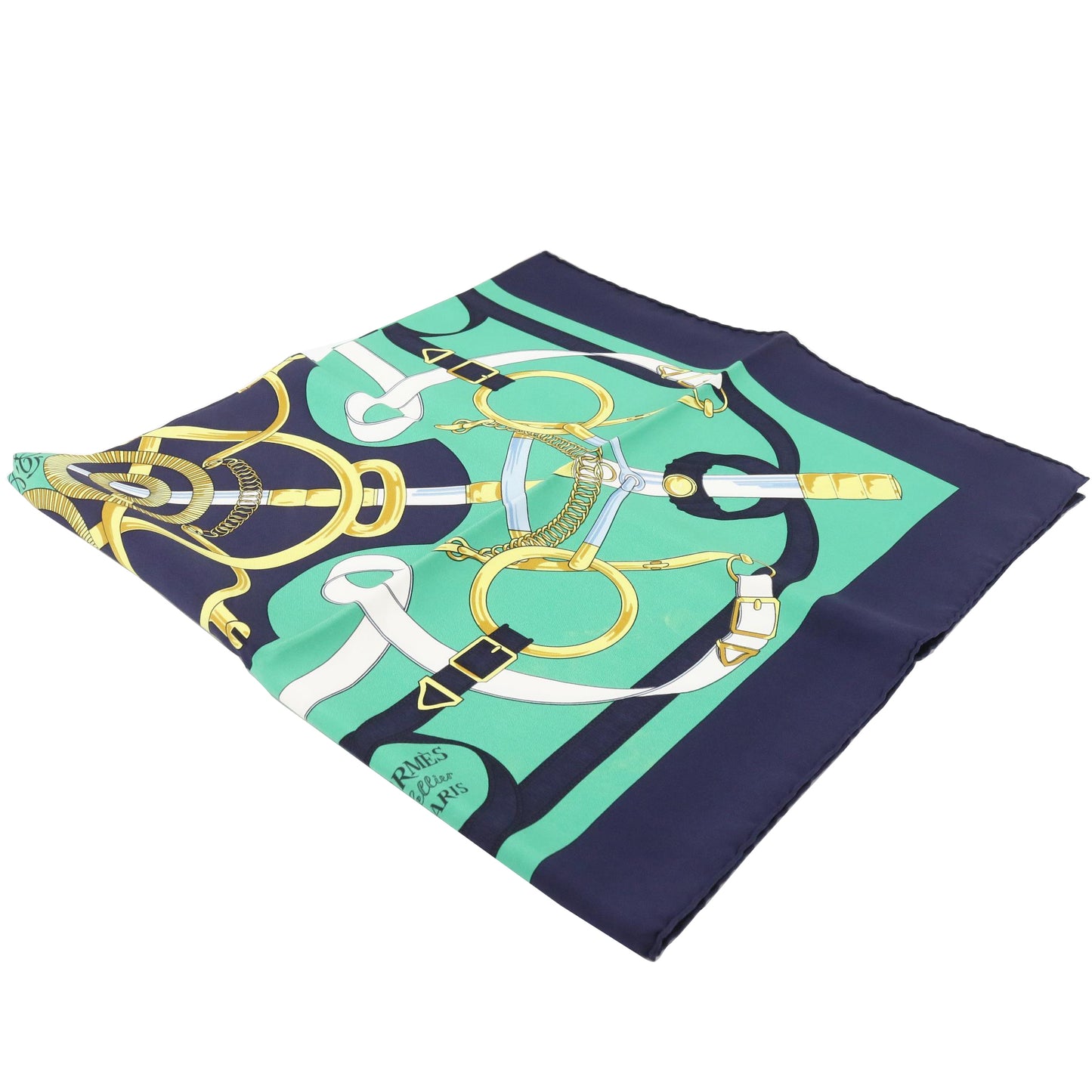 Blue Silk Scarf