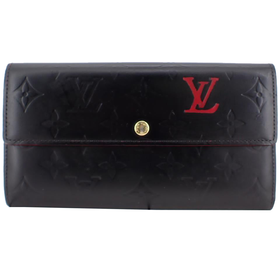 Matte Black Sarah Wallet