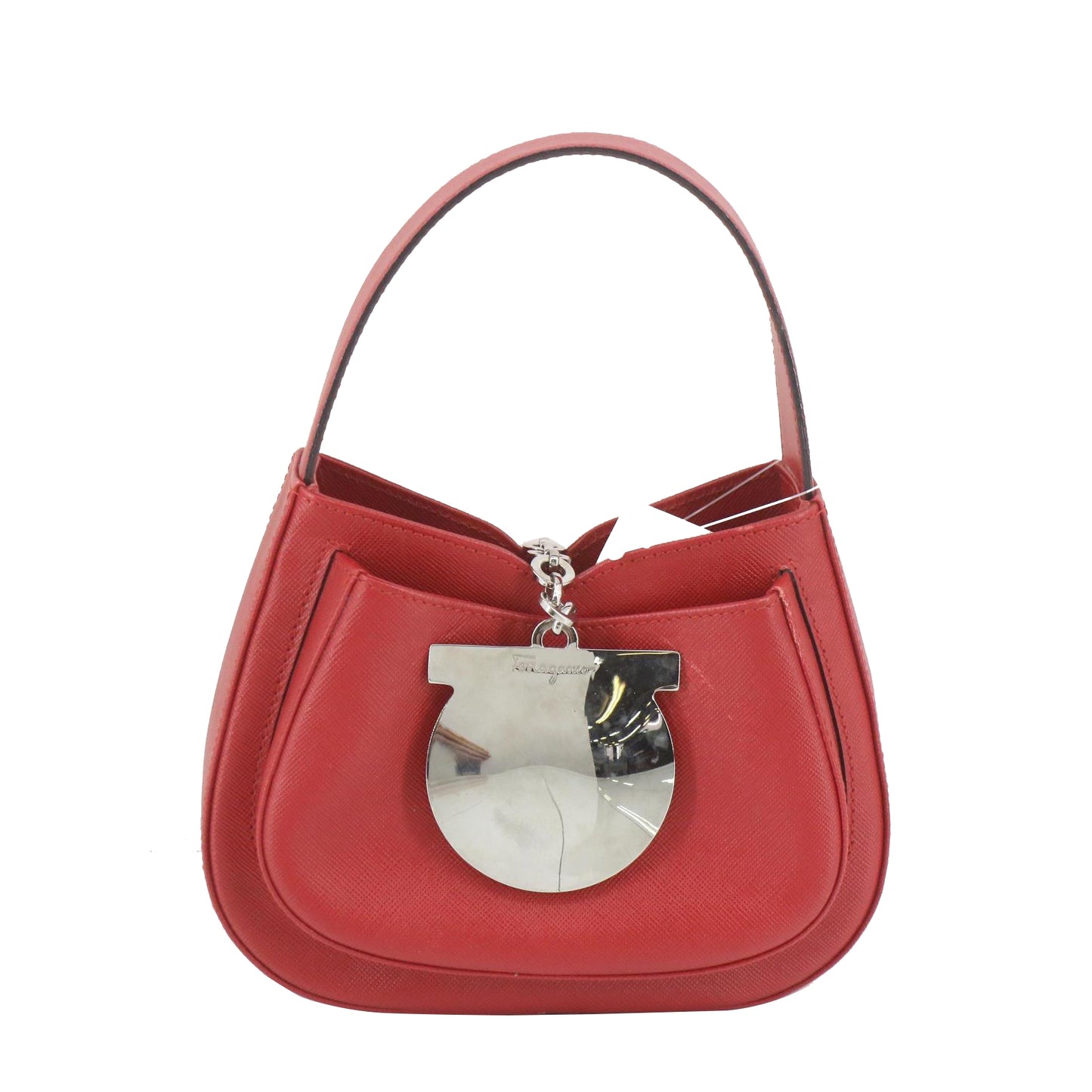 Red Gancini Handbag