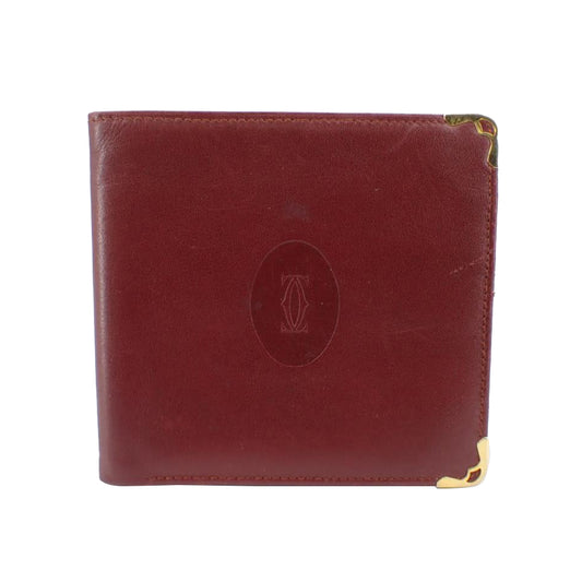 Bordeaux Leather Zippy Wallet