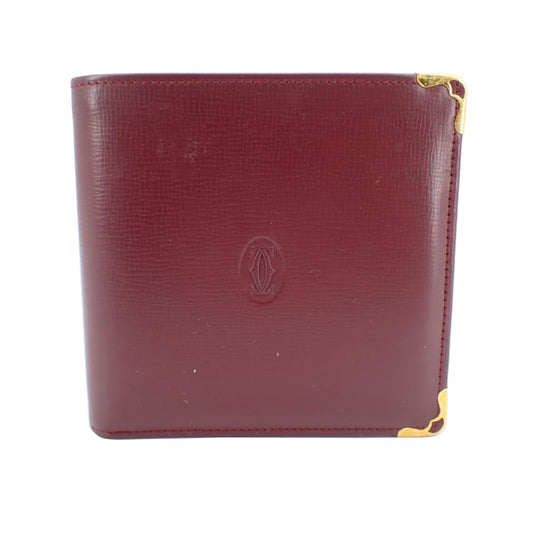 Bordeaux Leather Bi-Fold Wallet