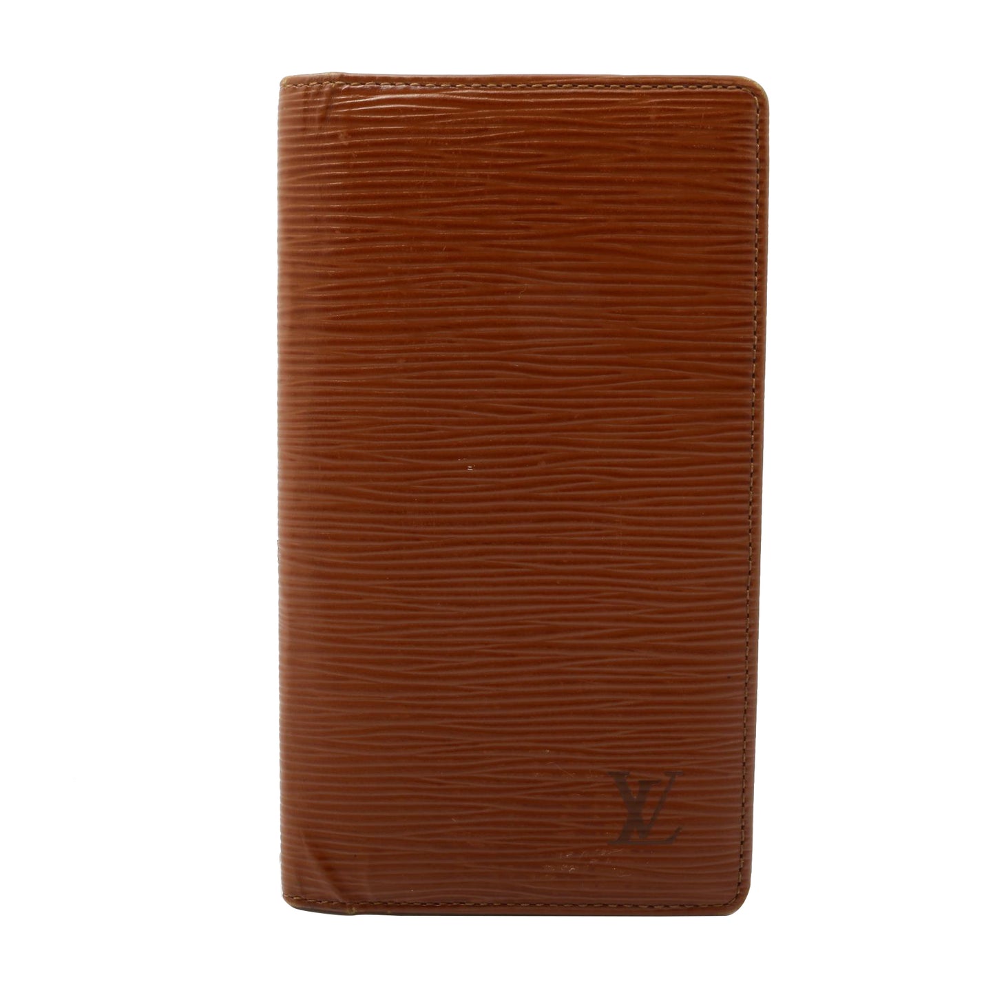 Epi Brown Bi-Fold Long Wallet