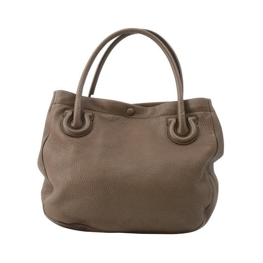 Brown Gancini Tote Bag