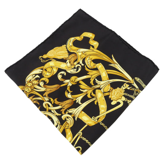 Black Silk Scarf